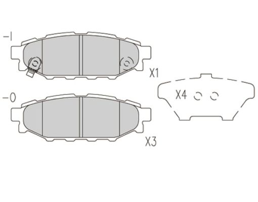 Εικόνα της ΤΑΚΑΚΙΑ SUBARU ΠΙΣΩ