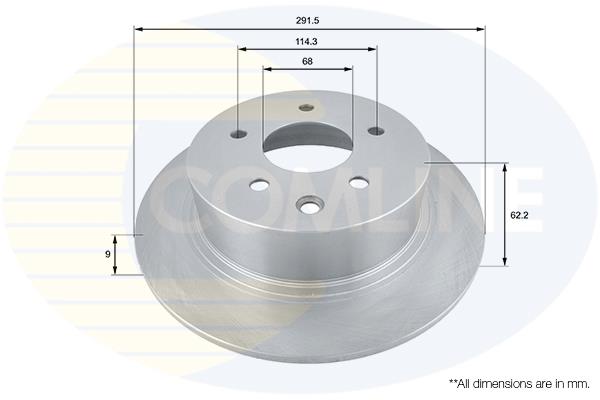 Εικόνα της ΔΙΣΚΟΠΛΑΚΕΣ NISSAN ΠΙΣΩ  292mm